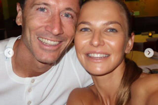 Robert Lewandowski i Anna Lewandowska