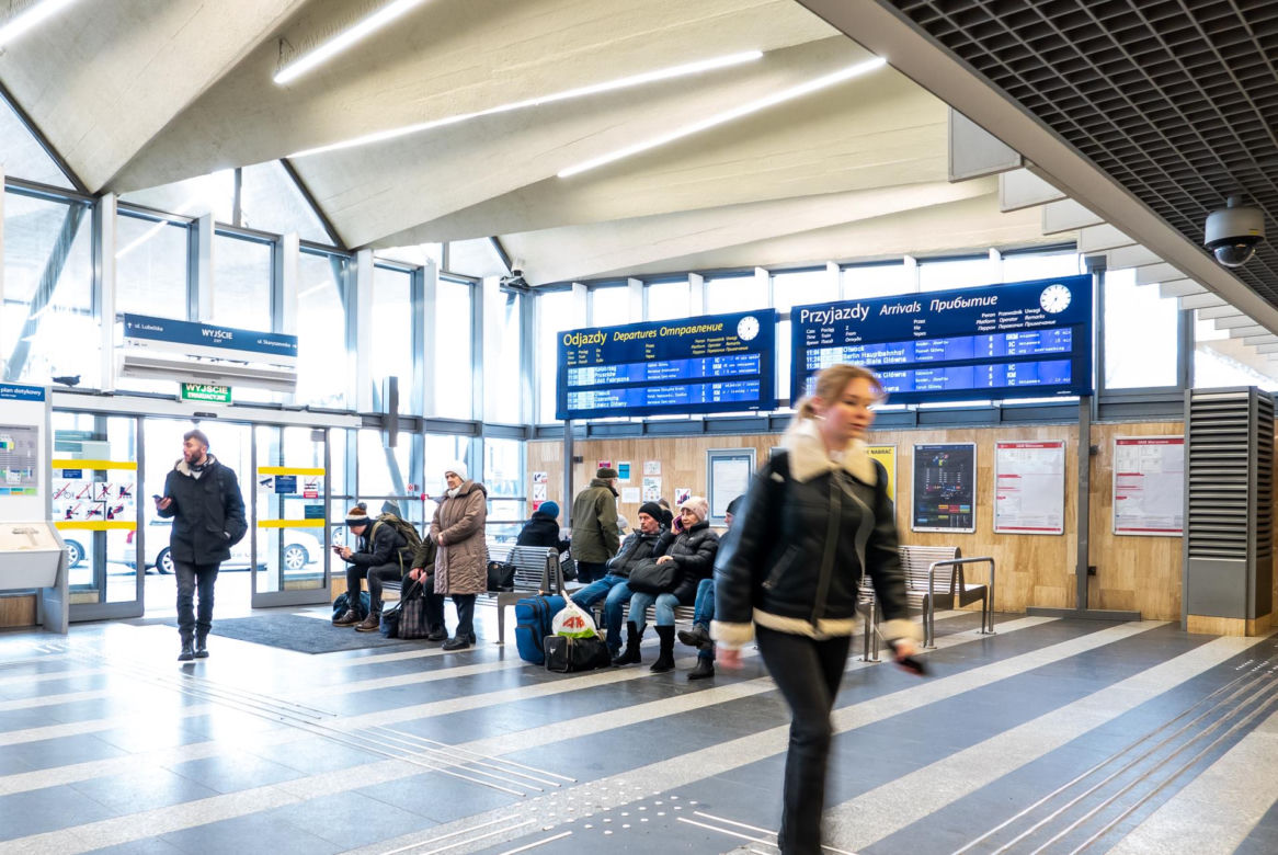 Dworzec PKP Warszawa Wschodnia przed przebudową w ramach remontu linii średnicowej