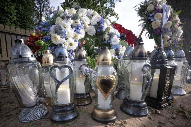 Grób Adriana Szymaniaka