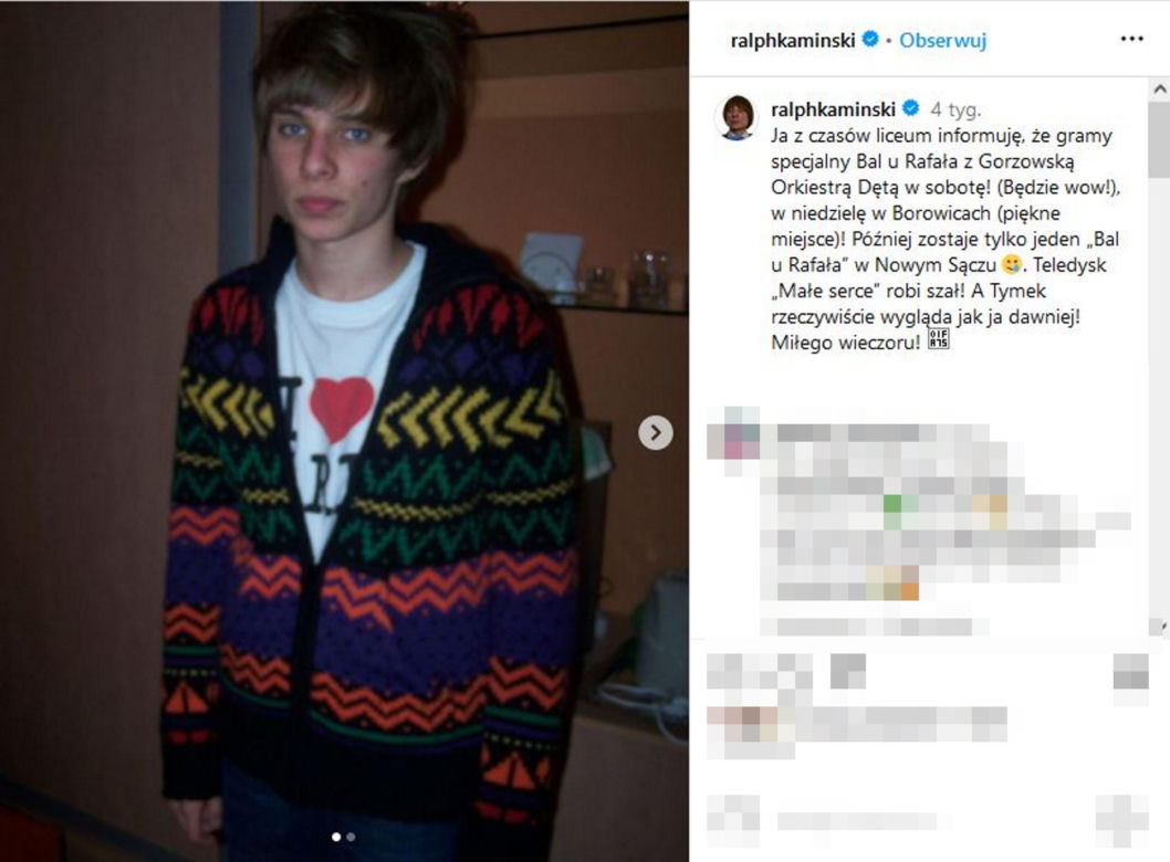 Tak zmieniał się Ralph Kamiński