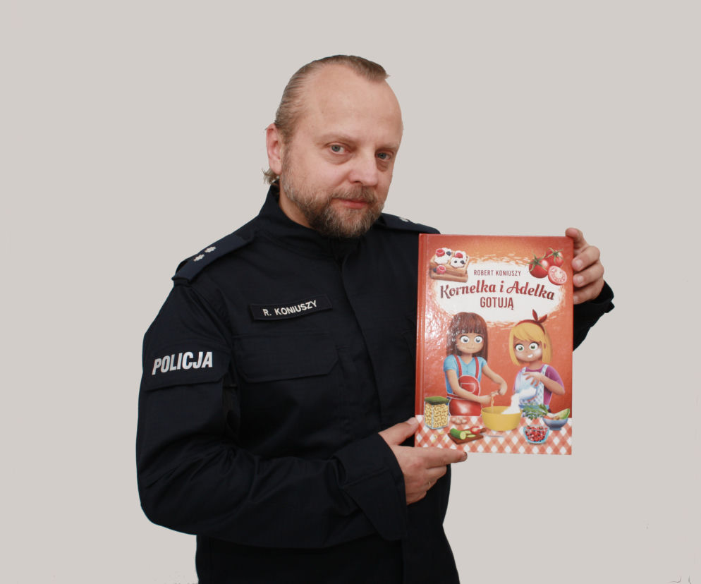 Podkomisarz Koniuszy wydał książkę kulinarną dla dzieci