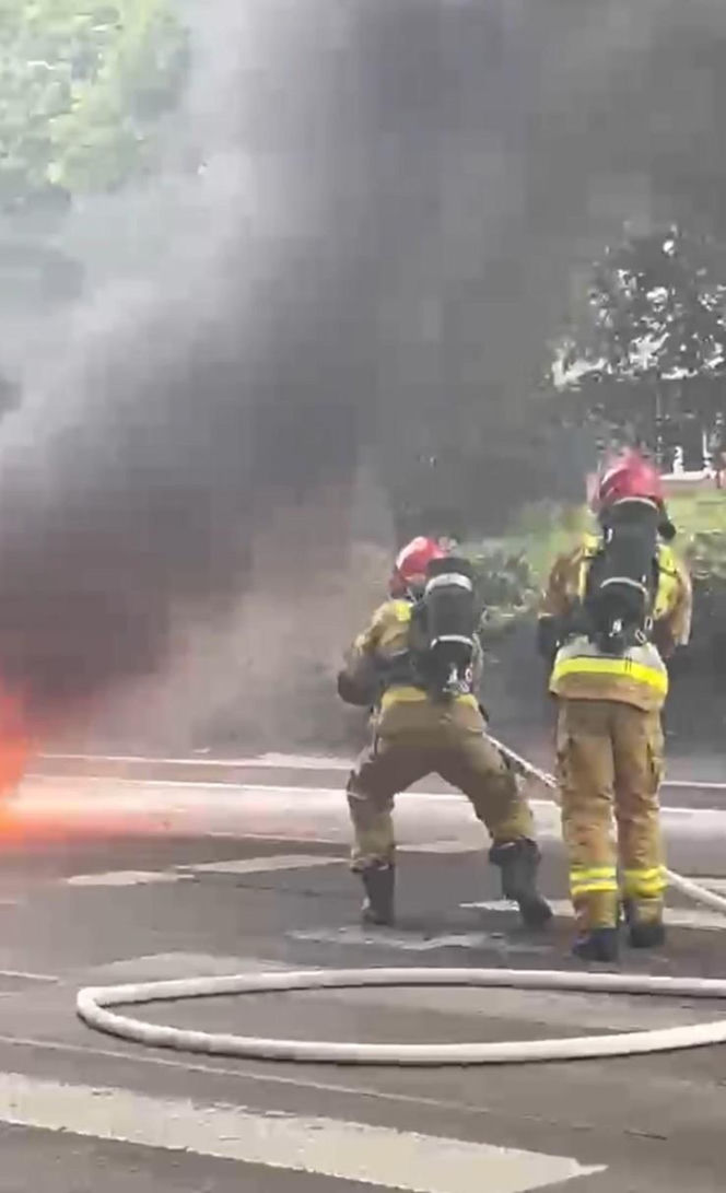 Pożar w centrum Krakowa! O krok od eksplozji. Miasto sparaliżowane