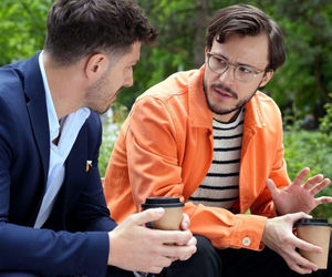 Barwy szczęścia odc. 3265. Justin (Jasper Sołtysiewicz), Kajtek (Jakub Dmochowski)