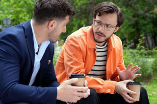 Barwy szczęścia odc. 3265. Justin (Jasper Sołtysiewicz), Kajtek (Jakub Dmochowski)