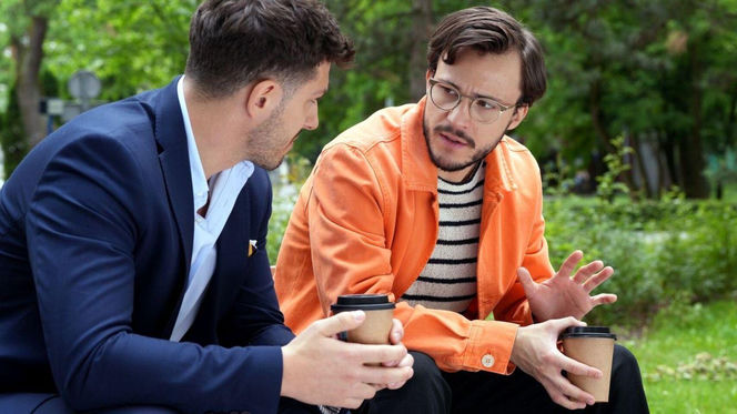 Barwy szczęścia odc. 3265. Justin (Jasper Sołtysiewicz), Kajtek (Jakub Dmochowski)