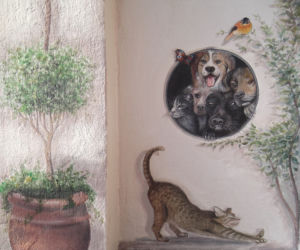Artystyczne malowanie ścian, freski, murale, iluzj