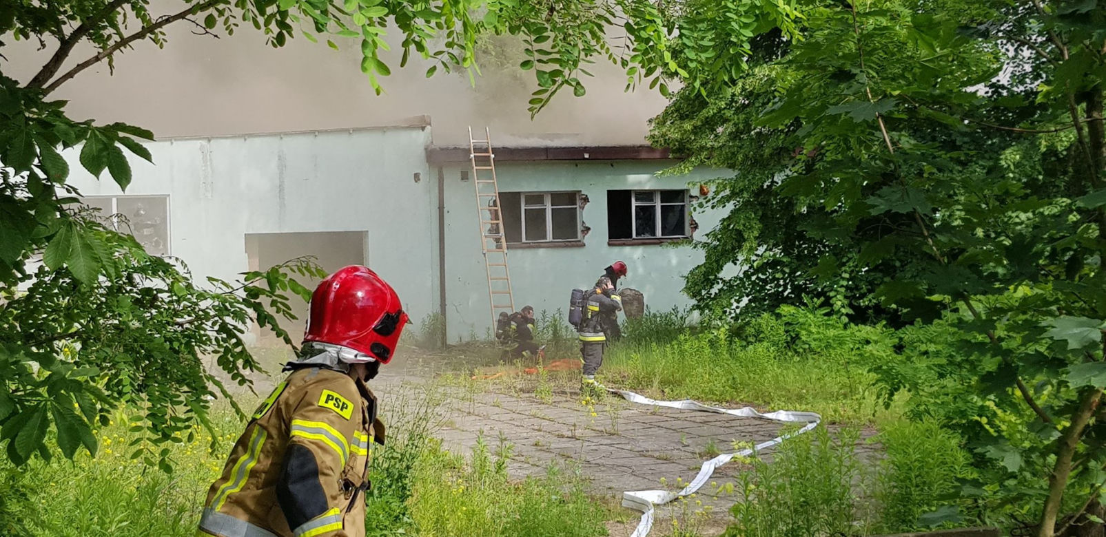 Pożar na ul. Twardowskiego