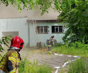 Pożar na ul. Twardowskiego