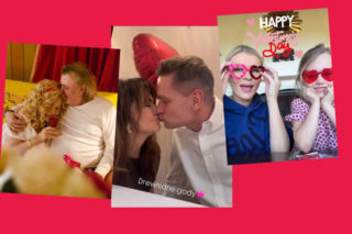 Gorące Walentynki gwiazd. Gessler migdali się z mężem. Orłoś kupuje łóżko. A Wieniawa... pozuje z półnagą koleżanką