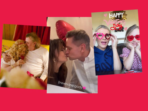 Gorące Walentynki gwiazd. Gessler migdali się z mężem. Orłoś kupuje łóżko. A Wieniawa... pozuje z półnagą koleżanką