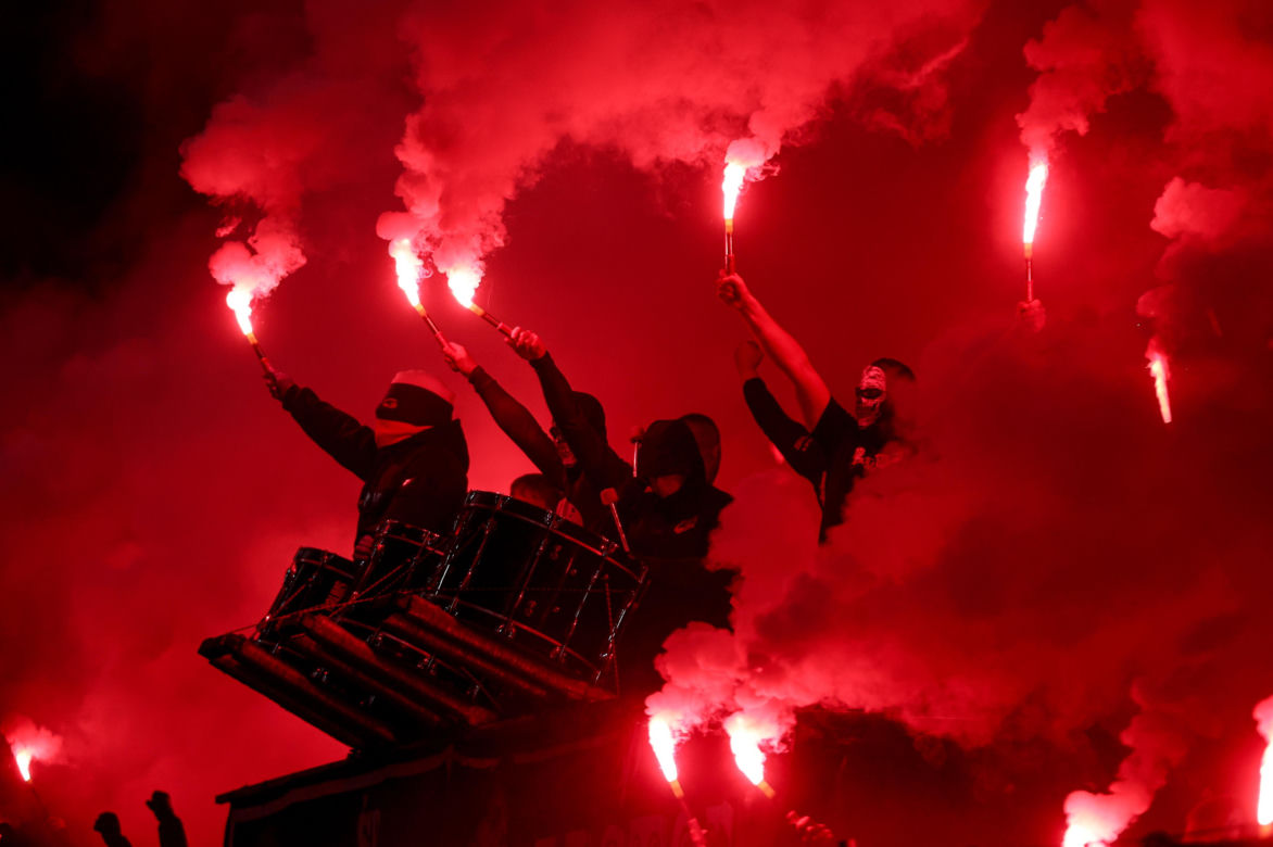 Górnik Zabrze - Legia Warszawa: Zdjęcia kibiców i zawodników z hitu 13. kolejki PKO BP Ekstraklasy