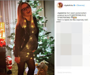 Olga Kalicka będzie miała córeczkę.