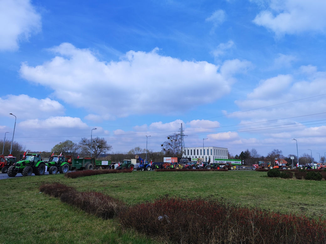 Protest rolników w Radomiu 20 marca