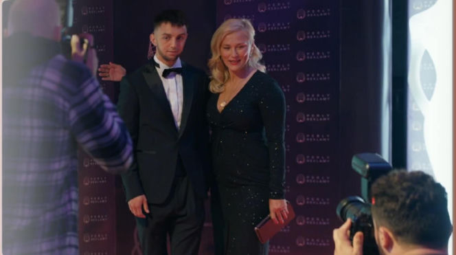 Barwy szczęścia, odcinek 3284. Mirek (Oliwier Kozłowski), Justyna (Sylwia Juszczak-Krawczyk)