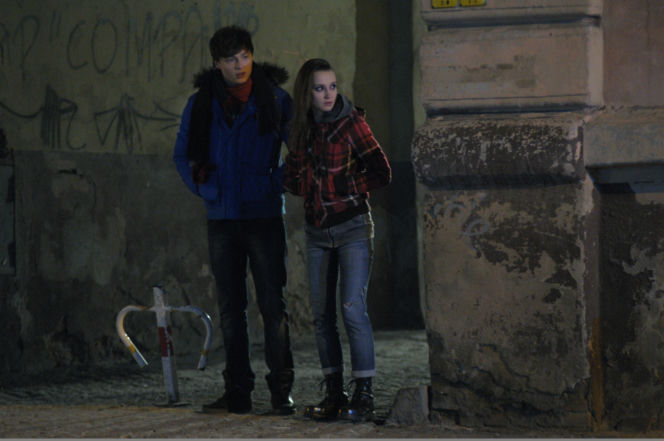 Pierwsza miłość. Melka (Ewa Jakubowicz), Krystian (Patryk Pniewski)