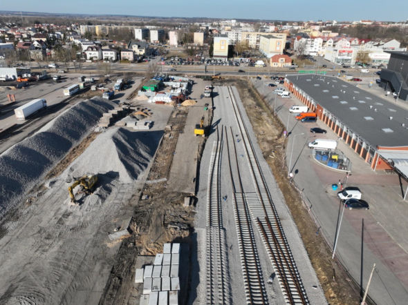 Pociągi wracają do Łomży po 30 latach. Wielka inwestycja PKP zbliża się ku końcowi