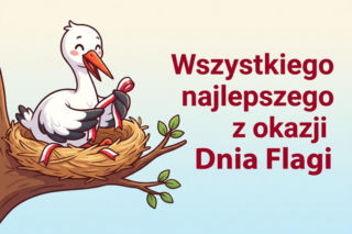 Pozdrowienia na 2 maja 2026. Najlepsze życzenia na Dzień Flagi skopiowania i wysłania