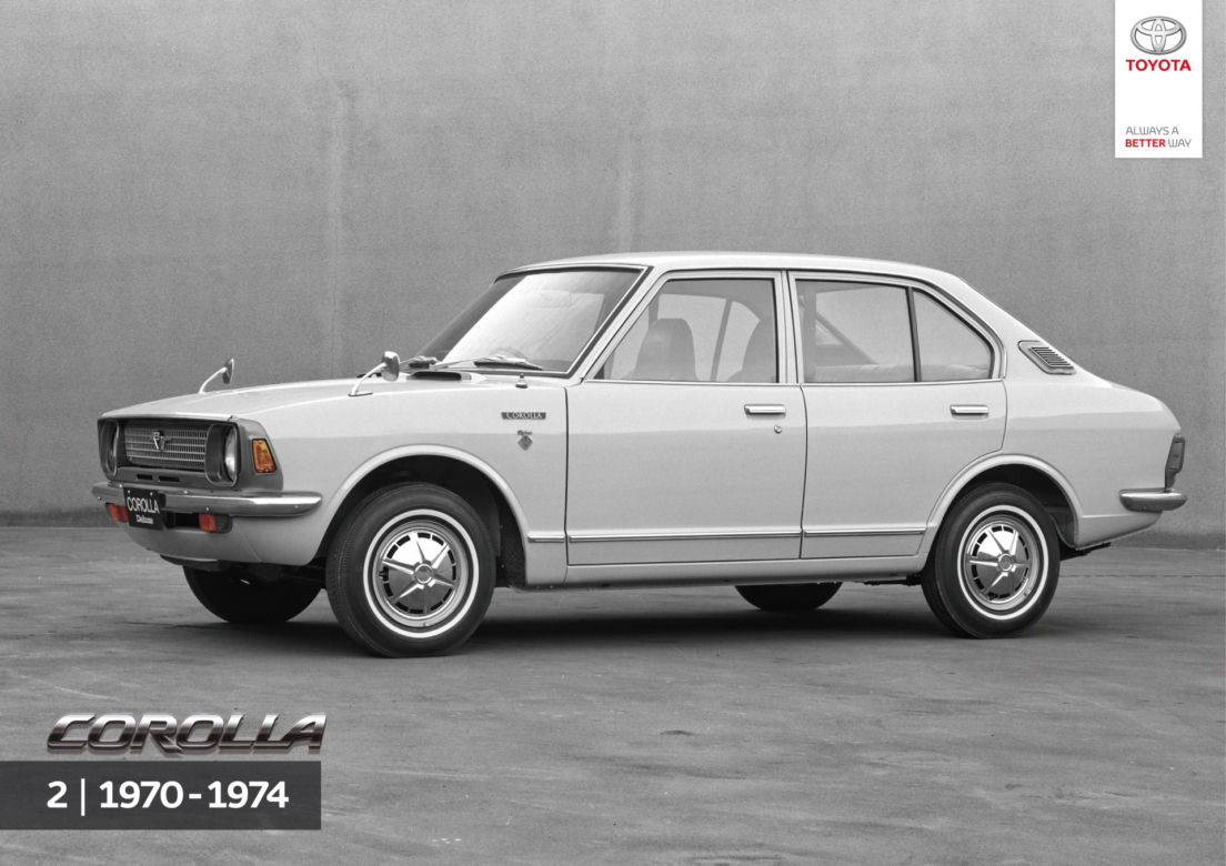 Toyota Corolla - 2 generacja (1970-1974)