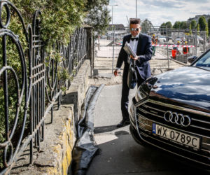Krzysztof Rutkowski przesłuchiwany na policji w Gdańsku