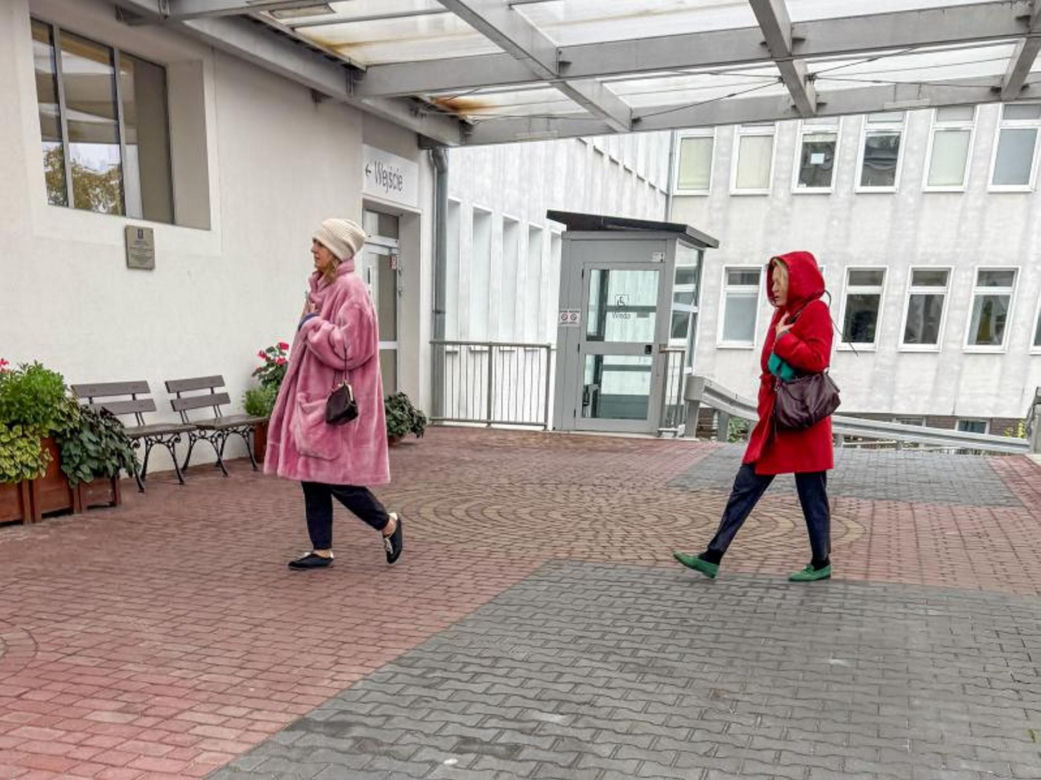 Grażyna Szapołowska w  szpitalu