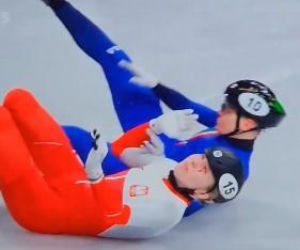 Wypadek Kamili Sellier w short tracku