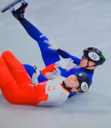 Wypadek Kamili Sellier w short tracku