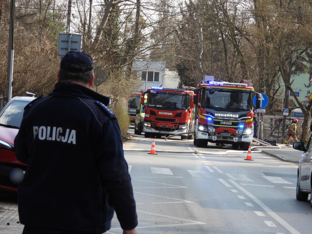 Pożar Białołęka