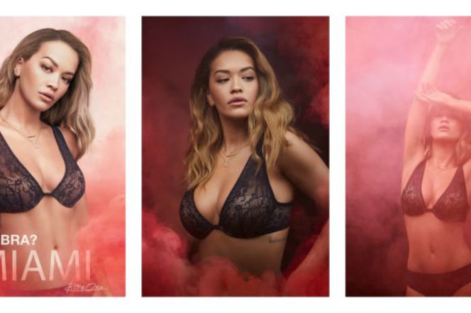 Rita Ora w samej bieliźnie! Została twarzą marki Tezenis