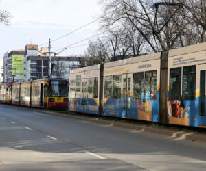 Wykolejenie tramwaju w centrum Łodzi. Są ranni