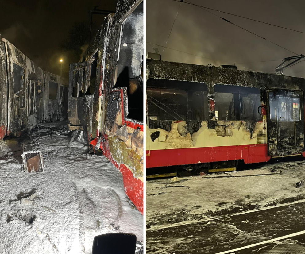 Gdańsk: Pożar zajezdni tramwajowej w Nowym Porcie