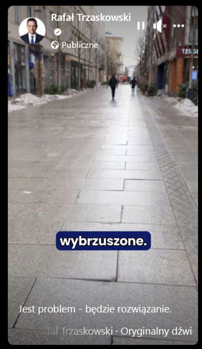 Deptak w centrum Warszawy za miliony w ruinie? Urzędnicy uspokajają, a internauci grzmią!