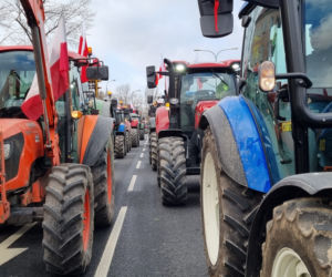 Protest rolników w Lublinie [GALERIA]