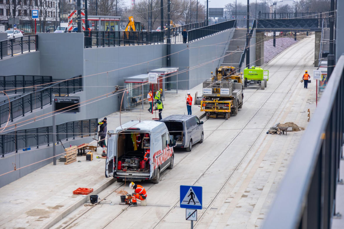 Tramwaj na Kasprzaka w Warszawie