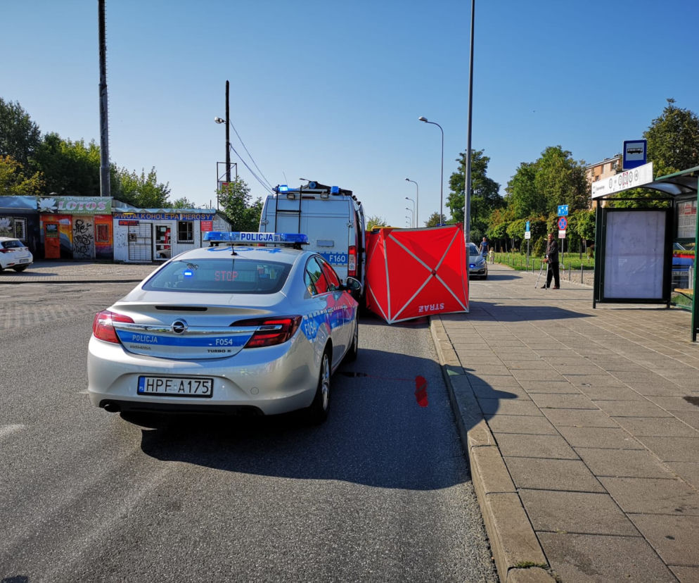Wypadek na Gojawiczyńskiej w Łodzi