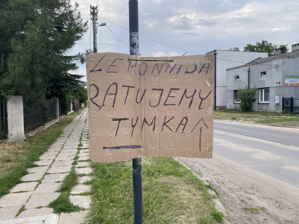 Sprzedają lemoniady, by wesprzeć zbiórkę chorego Tymka