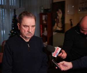 Strajk górników w kopalni Silesia