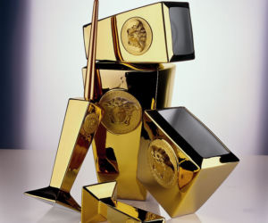 Kolekcja wazonów Medusa Gold Rosenthal