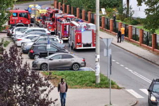 Ewakuacja ZSP 2 w Mińsku Mazowieckim!