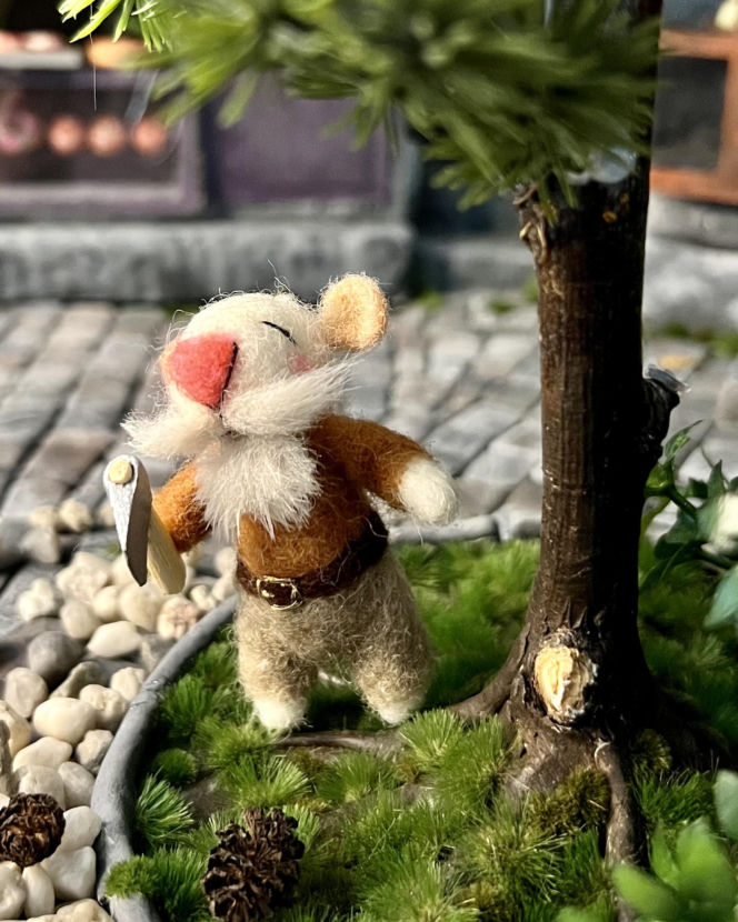 Filcowe myszki Joanny. Marka "Wyszło z norki"