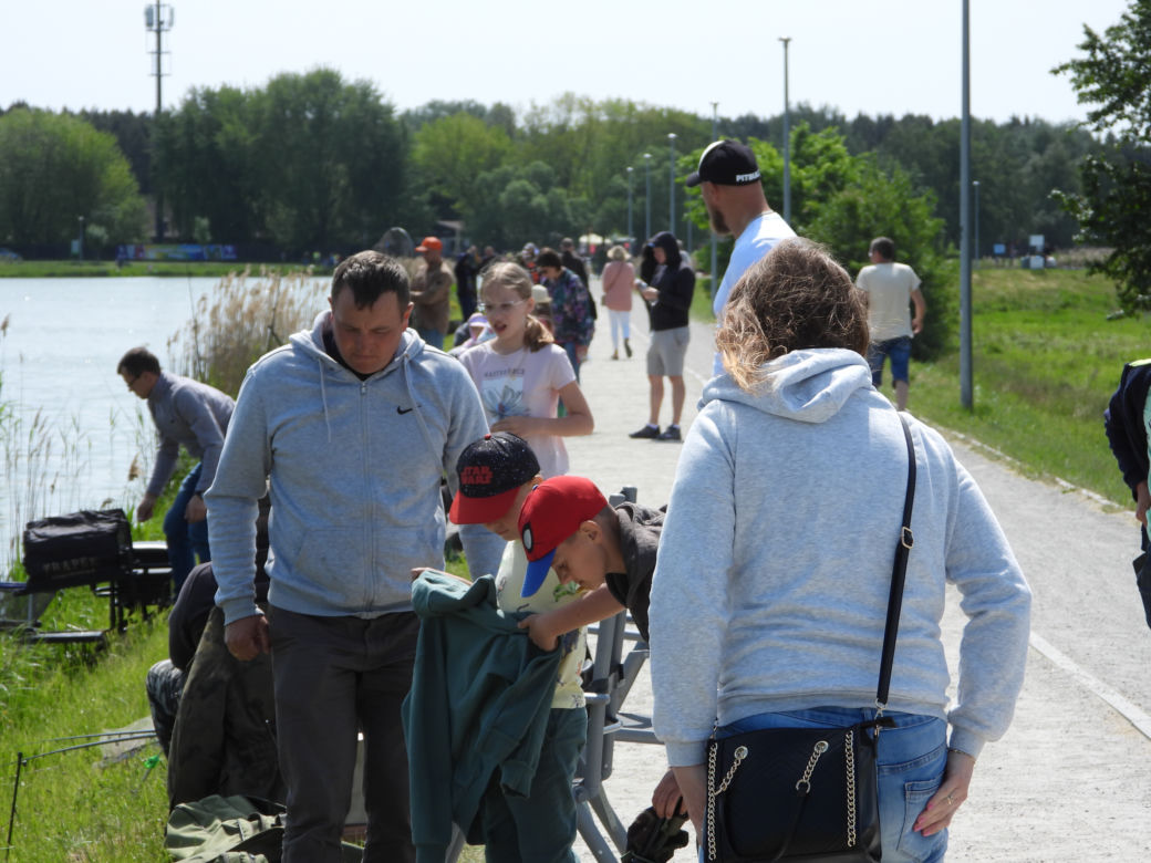 Zawody wędkarskie nad zalewem Muchawka i piknik wędkarski w Siedlcach