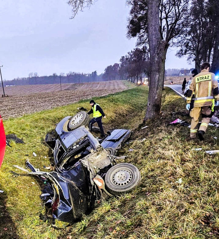 Ostatnia randka Huberta i Mileny. Roztrzaskali się o drzewo. 300 metrów od domu.
