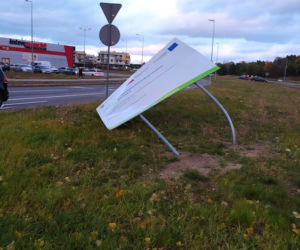 Wichury w Toruniu. Żywioł wywracał drzewa i nie tylko