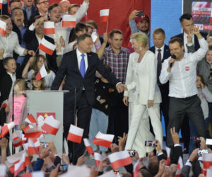 Wieczór wyborczy Andrzeja Dudy