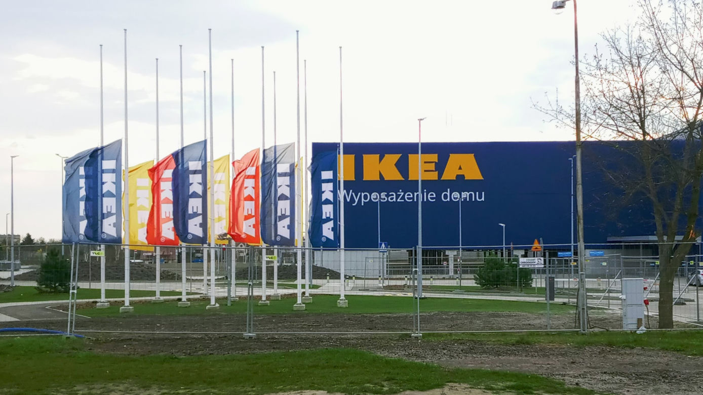 Budowa sklepu IKEA w Szczecinie - kwiecień 2021