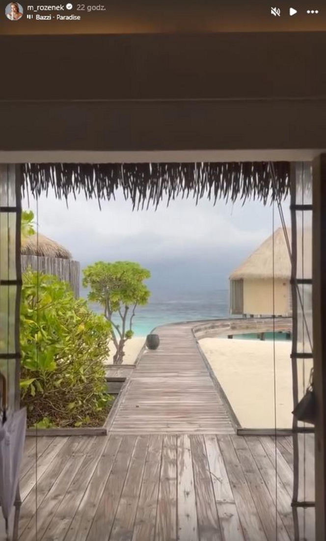 Małgorzata Rozenek i Radosław Majdan na Malediwach