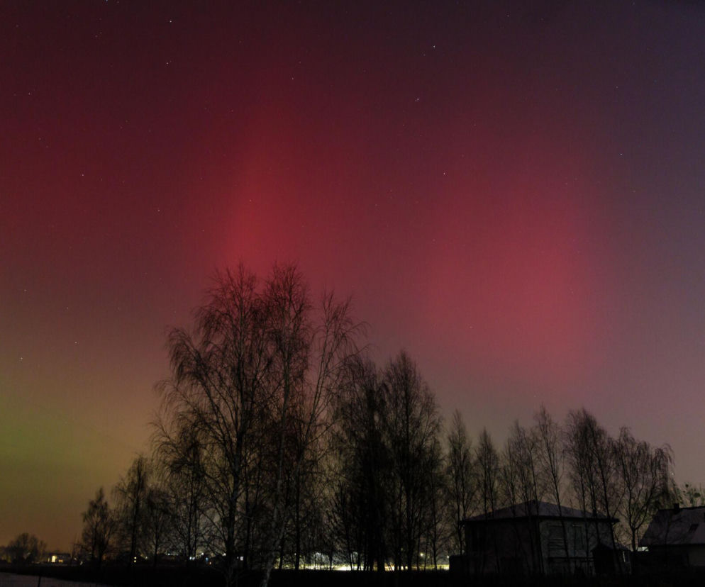 Zorza polarna w Łodzi i regionie. Czegoś takiego nie widuje się często