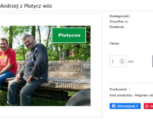 Podlasie. Gadżety z wizerunkiem Gienka i Andrzeja