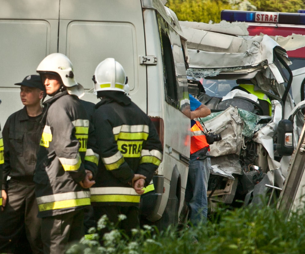Wypadek busów na Lubelszczyźnie. 4 osoby nie żyją.
