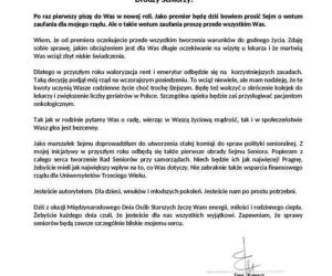 Drodzy Seniorzy! Podwyższę Wam emerytury
