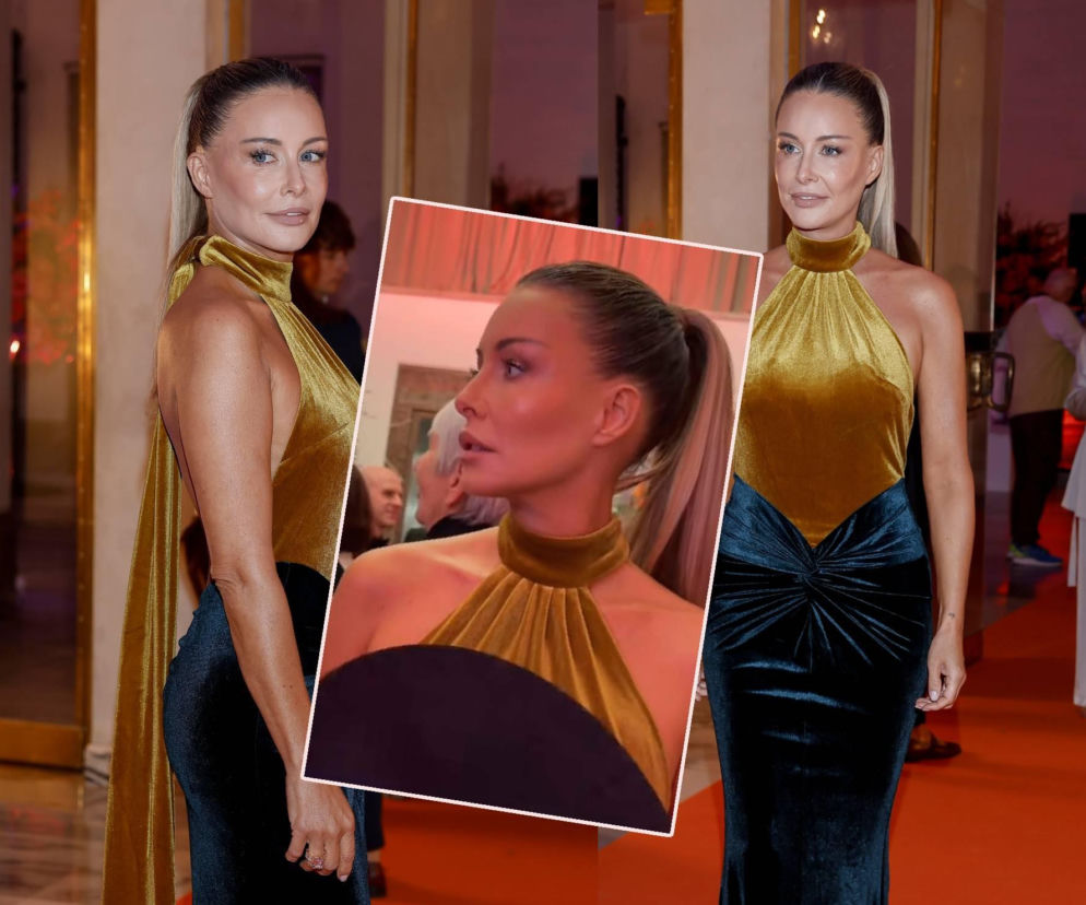 Opalona na brąz Małgorzata Rozenek-Majdan na premierze Lalki. Niczym idealna lalka Barbie?